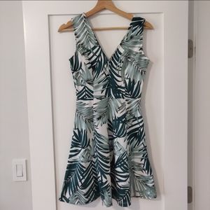 H&M v neck a-line dress